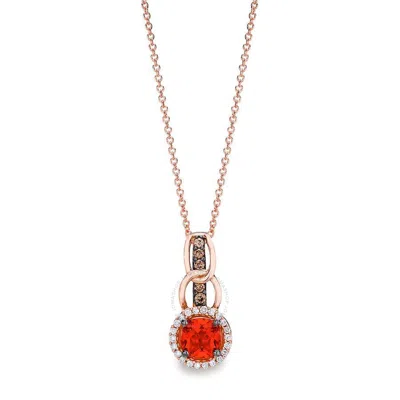 Le Vian Ladies Chocolatier Necklaces Set In 14k Strawberry Gold In Pink