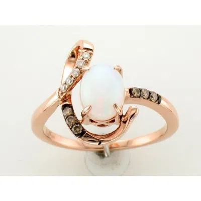 Le Vian Ladies Chocolatier Rings Set In 14k Strawberry Gold