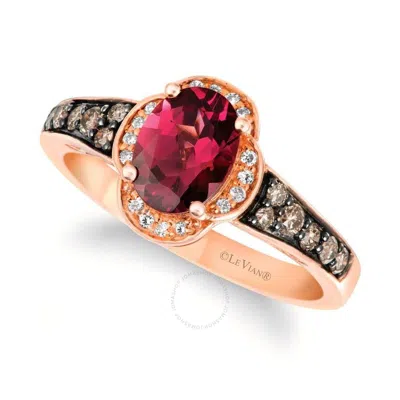 Le Vian Ladies Chocolatier Rings Set In 14k Strawberry Gold In Pink/rose Gold Tone/gold Tone