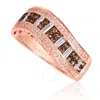 Le Vian Ladies Chocolatier Rings Set In 14k Strawberry Gold In Pink/rose Gold Tone/gold Tone