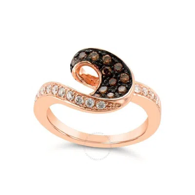 Le Vian Ladies Chocolatier Rings Set In 14k Strawberry Gold In Pink/rose Gold Tone/gold Tone