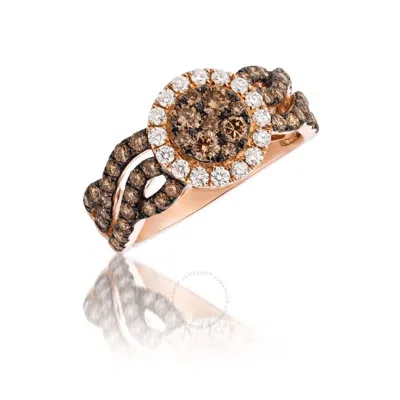 Le Vian Ladies Chocolatier Rings Set In 14k Strawberry Gold In Pink/rose Gold Tone/gold Tone