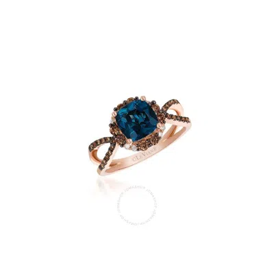 Le Vian Ladies Chocolatier Rings Set In 14k Strawberry Gold In Pink/rose Gold Tone/gold Tone