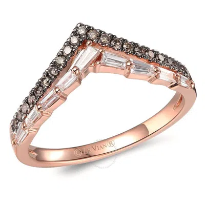 Le Vian Ladies Chocolatier Rings Set In 14k Strawberry Gold In Pink/rose Gold Tone/gold Tone