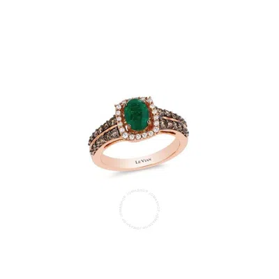 Le Vian Ladies Chocolatier Rings Set In 14k Strawberry Gold