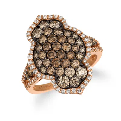Le Vian Ladies Cholocate Diamonds Rings Set In 14k Strawberry Gold Yrbu 7 In ["pink","rose Gold Tone","gold Tone"]