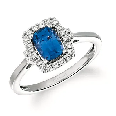 Le Vian Ladies Cornflower Sapphire Rings Set In 14k Vanilla Gold In Brown