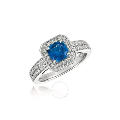 Le Vian Ladies Cornflower Sapphire Rings Set In 14k Vanilla Gold In White