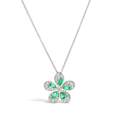 Le Vian Ladies Costa Smeralda Emeralds Necklaces Set In 14k Vanilla Gold In Green