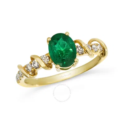Le Vian Ladies Costa Smeralda Emeralds Rings Set In 14k Honey Gold In Yellow