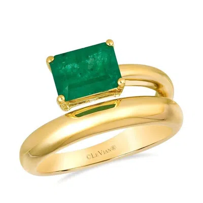 Le Vian Ladies Costa Smeralda Emeralds Rings Set In 14k Honey Gold