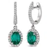Le Vian Ladies Couture Earrings Set In Platinum With 18k Honey Gold In White