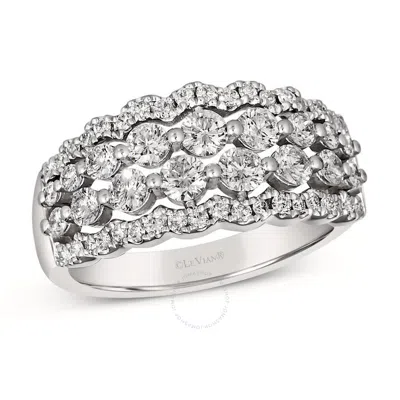 Le Vian Vanilla Diamond Openwork Multirow Ring (1-1/4 Ct. T.w.) In Platinum In White