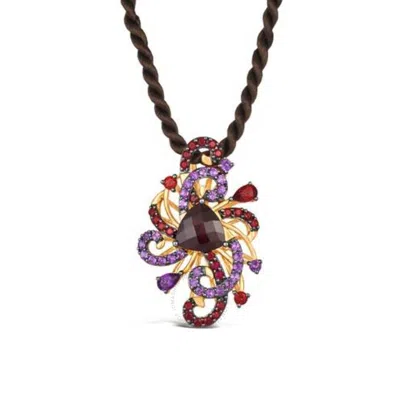 Le Vian Ladies Crazy Necklaces Set In 14k Honey Gold In Black