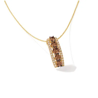 Le Vian Ladies Crembrule Necklaces Set In 14k Honey Gold In Yellow
