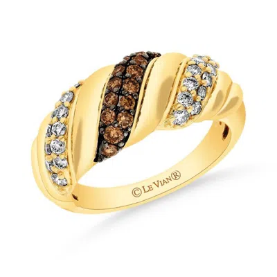 Le Vian Ladies Cremebrule Rings Set In 14k Honey Gold