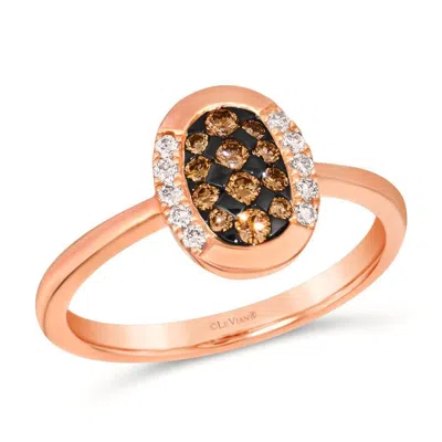Le Vian Ladies Cremebrule Rings Set In 14k Strawberry Gold