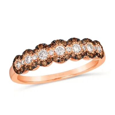 Le Vian Ladies Cremebrule Rings Set In 14k Strawberry Gold In Orange
