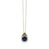 Le Vian Ladies Deep Sea Blue Topaz Necklaces Set In 14k Strawberry Gold In Gold