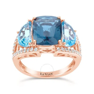 Le Vian 14k Rose Gold 7.40 Ct. Tw. Gemstone Half-eternity Ring In Pink/rose Gold Tone/gold Tone