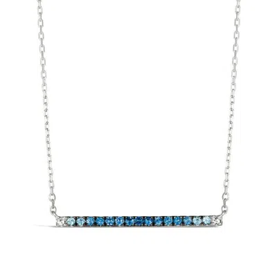 Le Vian Ladies Denim Ombre Necklaces Set In 14k Vanilla Gold In Brown