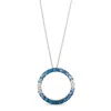 Le Vian Ladies Denim Ombre Necklaces Set In 14k Vanilla Gold In White