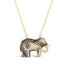 Le Vian Ladies Elephant Necklaces Set In 14k Honey Gold In Gold