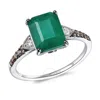 Le Vian Ladies Emerald Rings Set In 14k Vanilla Gold In White