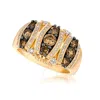 Le Vian Ladies Euphoria Chocolate Rings Set In 14k Honey Gold In Yellow