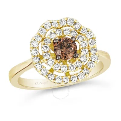 Le Vian Ladies Euphoria Chocolate Rings Set In 14k Honey Gold In Yellow