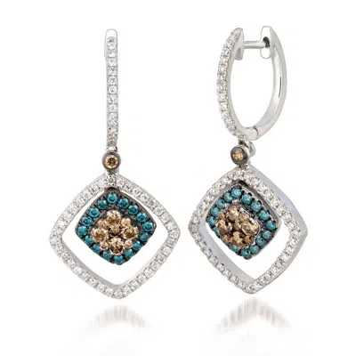 Le Vian Ladies Exotics Earrings Set In 14k Vanilla Gold In Metallic