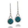 Le Vian Ladies Exotics Earrings Set In 14k Vanilla Gold In White
