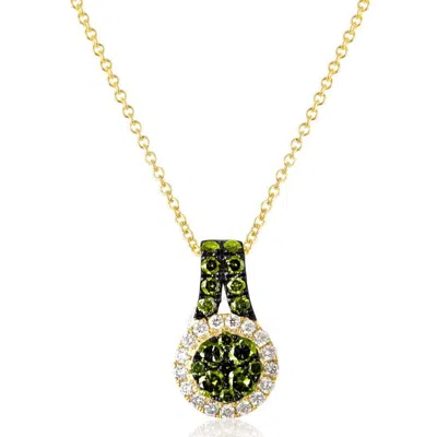 Le Vian Ladies' Exotics Fashion Pendant In 14k Honey Gold In White