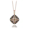 Le Vian Exotics 14k Rose Gold 1.07 Ct. Tw. Diamond Drop Pendant In Pink/rose Gold Tone/gold Tone