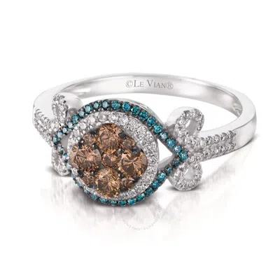 Le Vian Ladies Exotics Rings Set In 14k Vanilla Gold In White