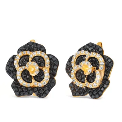 Le Vian Ladies Flower Earrings Set In 14k Honey Gold Tsxj 11e In ["yellow"]