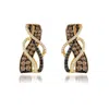Le Vian Ladies Gladiator Earrings Set In 14k Honey Gold In Gold