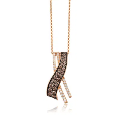 Le Vian Ladies Gladiator Necklaces Set In 14k Strawberry Gold