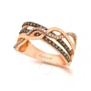 Le Vian 14k 0.41 Ct. Tw. Diamond Ring In Pink/rose Gold Tone/gold Tone