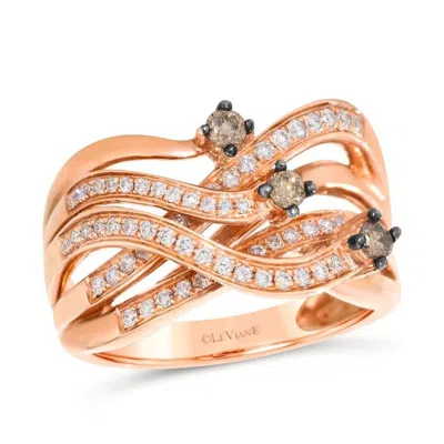 Le Vian Ladies Gladiator Rings Set In 14k Strawberry Gold