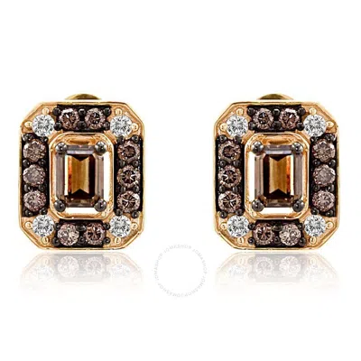 Le Vian Ladies Grand Sample Sale Earrings In 14k Strawberry Gold In Pink/rose Gold Tone/gold Tone