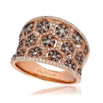 Le Vian Ladies Grand Sample Sale Ring In 14k Strawberry Gold In Pink/rose Gold Tone/gold Tone