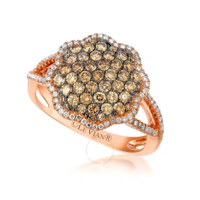 Le Vian Ladies Grand Sample Sale Ring In 14k Strawberry Gold In Pink/rose Gold Tone/gold Tone