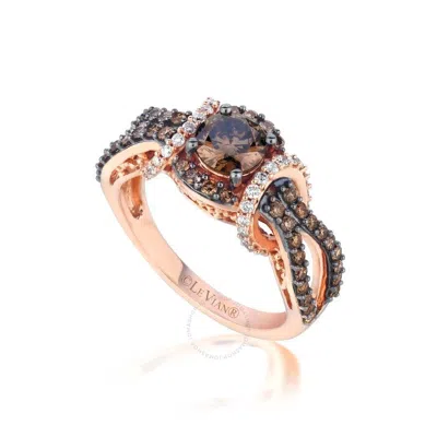 Le Vian Ladies Grand Sample Sale Ring In 14k Strawberry Gold In Pink/rose Gold Tone/gold Tone
