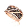 Le Vian Ladies Grand Sample Sale Ring In 14k Strawberry Gold In Pink/rose Gold Tone/gold Tone