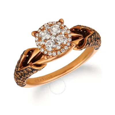 Le Vian Ladies Grand Sample Sale Ring In 14k Strawberry Gold In Pink/rose Gold Tone/gold Tone
