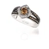 Le Vian Ladies Grand Sample Sale Ring In 14k Vanilla Gold In White