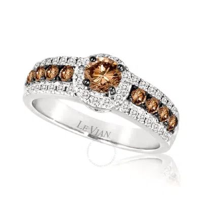 Le Vian Ladies Grand Sample Sale Ring In 14k Vanilla Gold In White