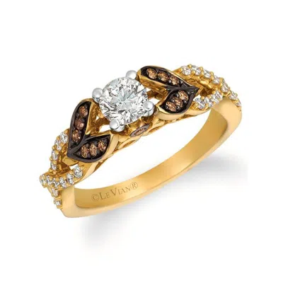 Le Vian Ladies Grand Sample Sale Rings Set In 14k Two Tone Gold