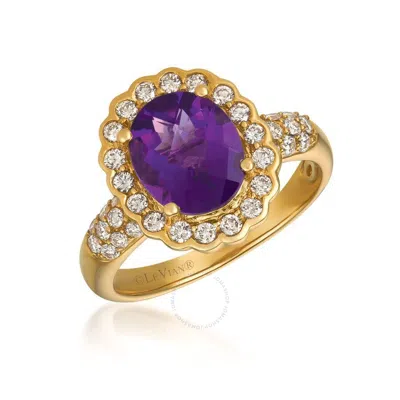Le Vian Ladies Grape Amethyst Collection Rings Set In 14k Honey Gold In Purple